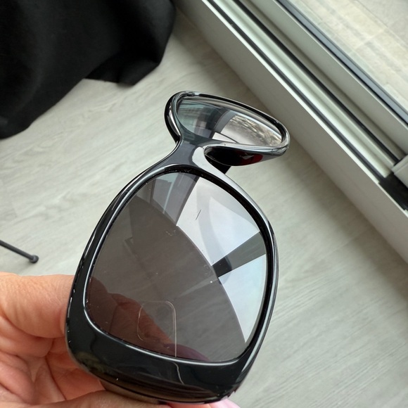 PRADA srp32p 57017 oversized black glossy sunglasses - Picture 14 of 16